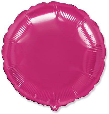 Fuchsia Round Balloon - 18" Foil