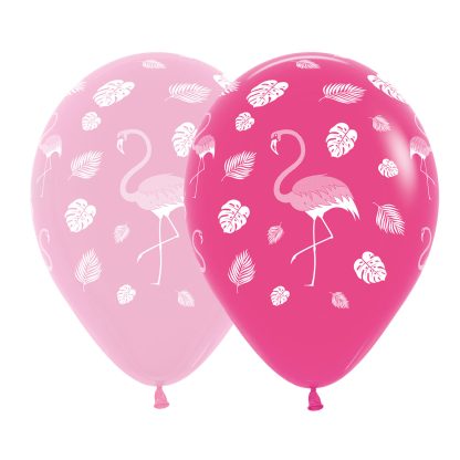 Flamingo Assortment Balloons - 12" Latex (25ct) EOL