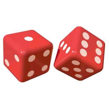 Casino Inflatable Dice Decorations 30cm - 1PKG/2