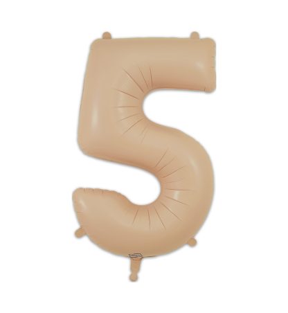 Nude Number 5 Balloon - 34" Foil