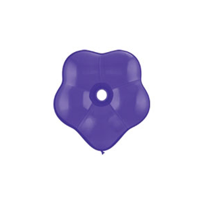 Purple Violet Geo Blossom Balloons – 6″ Latex (50ct) – Tons Of Fun Balloons