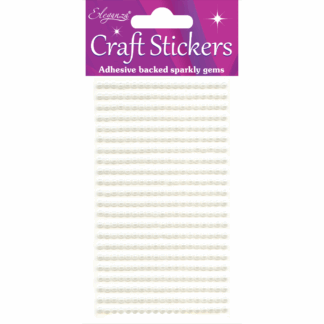 Ivory No.61 Pearls - Craft Stickers (3mm x 418)