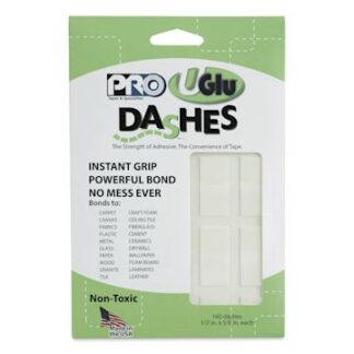 UGLU 600 Adhesive Dashes - (160ct)