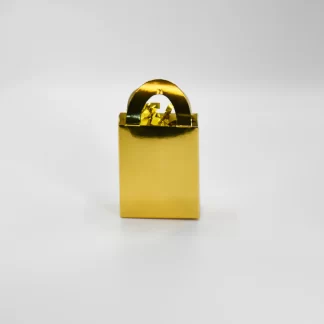 Gold Tinsel Mini Tote Bag Balloon Weights - 170gm (12ct)