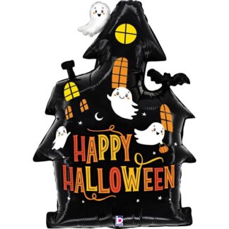 Haunted House Halloween SuperShape Balloon - 32" Foil