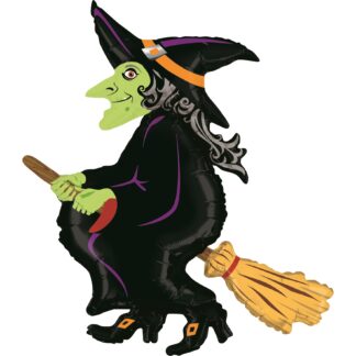 Flying Witch SuperShape Balloon - 42" Foil