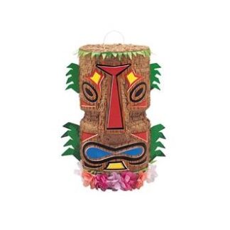 Tiki Drum Pinata - (46cm x 25cm)