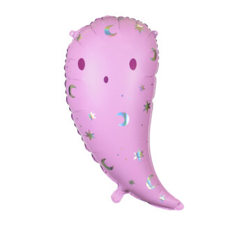Pink Ghost Halloween Balloon - 24" Foil