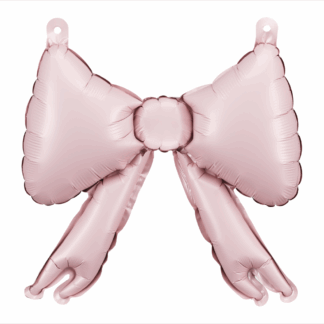 Pink Bow Garland Air-Filled Balloons - 10" Foils (5ct)