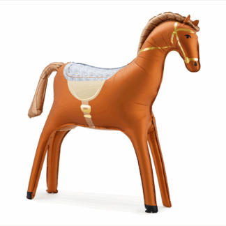 Standing Brown Horse Air-Filled Shape Balloon - 35" Foil
