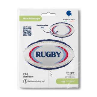 Rugby Ball Balloon - 20" Foil