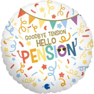 Hello Pension Retirement Balloon - 18" Foil