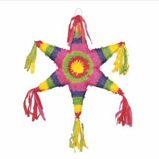 Mexican Star Shaped 3D Pinata - (54cm x 49cm)