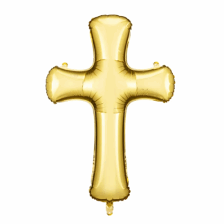 Gold Cross Supershape Balloon - 36" Foil