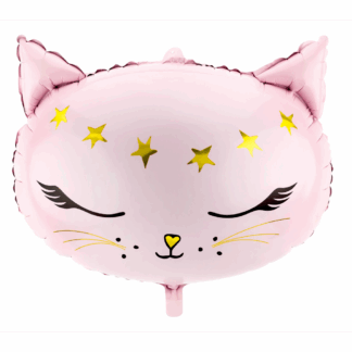 Pink Cat Shape Balloon - 19" Foil