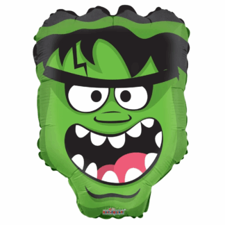 Green Monster Head Halloween Balloon -18" Foil