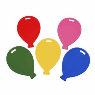 Assorted Primary Balloon Shape Balloon Weights - (50ct)