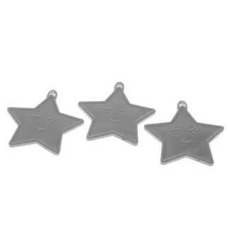 Silver Star Shape Weights - (50ct)