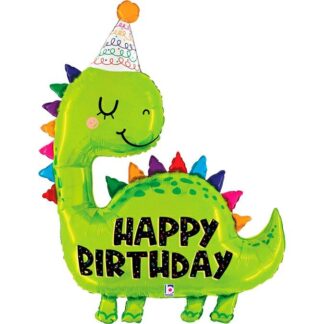 Dino Birthday Shape Balloon - 52" Foil