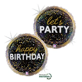 Metallic Birthday Party Balloon - 18" Foil