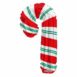 Candy Cane Christmas Shape Balloon - 36" Foil