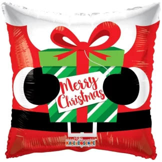 Santas Present Christmas Balloon - 18" Foil