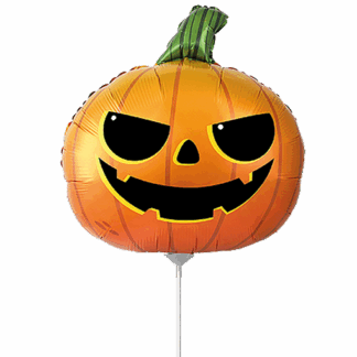 Mini Pumpkin Halloween Shape Air-Filled Balloon (36) – 9" Foil