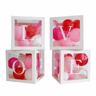 White Love Letter Cubes - (30x30x30cm)