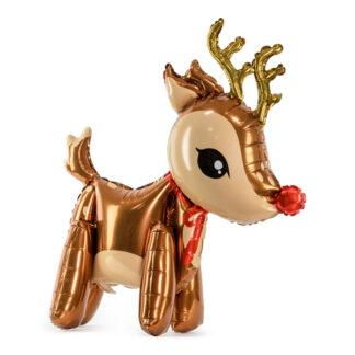 Reindeer Christmas Balloon - 24.5" Foil