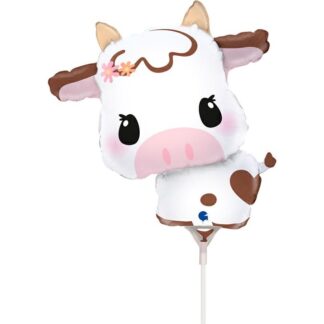 Mini Cute Cow Shape Air-Filled Balloon (51) – 14" Foil