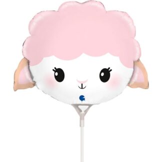 Mini Cute Sheep Shape Air-Filled Balloon (51) – 14" Foil