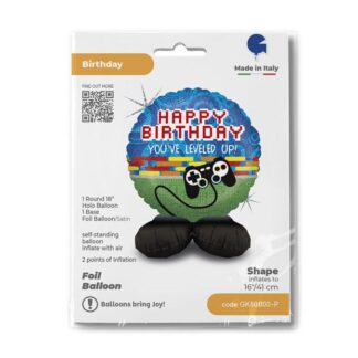 Game Controller Birthday Standup Balloon - 16" Foil