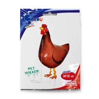 Penny The Hen Pet Walker Shape Balloon - 24" Foil