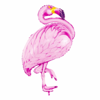 Pink Flamingo Shape Balloon - 37" Foil