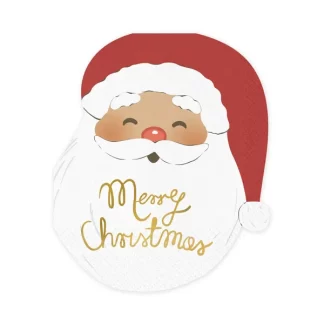 Santa Claus Napkins - 13.5x16cm (12ct)