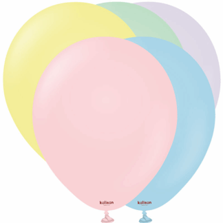 Kalisan Macaron Assorted Balloons - 12" Latex (100ct)