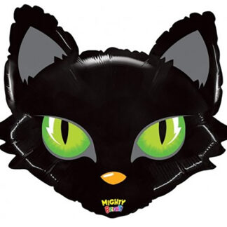 Black Cat Halloween Shape Balloon - 28" Foil