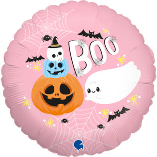 Halloween Boo and Ghost Balloon - 18" Foil