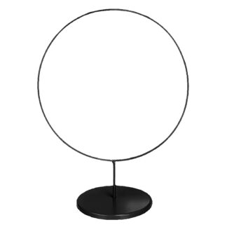 Table Balloon Display Stand - Black Circle - 40 cm