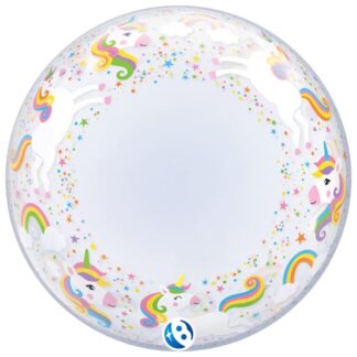 Unicorn Deco Bubble Balloon - 24″