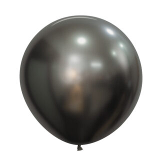 Silk Midnight Grey 880 Balloon - 24" Latex (3ct)