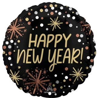 Happy New Year Sparkler Balloon - 18" Foil
