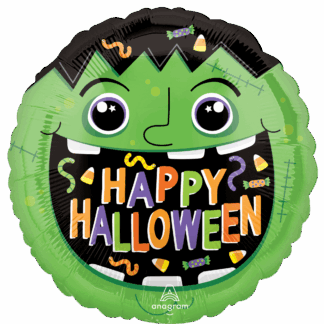 Haunted Halloween Monsters Balloon - 18" Foil
