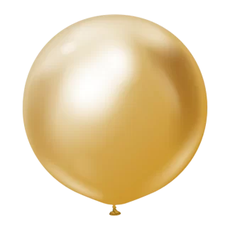 Kalisan Mirror Gold Balloons - 24" Latex (2ct)