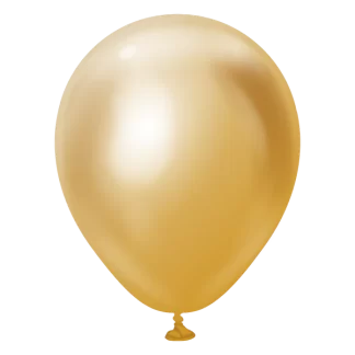 Kalisan Mirror Gold Balloons - 5" Latex (100ct)