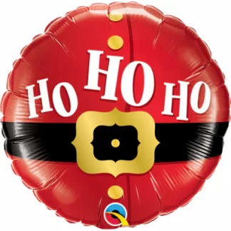Ho Ho Ho Santa's Belt Christmas Balloon - 18" Foil