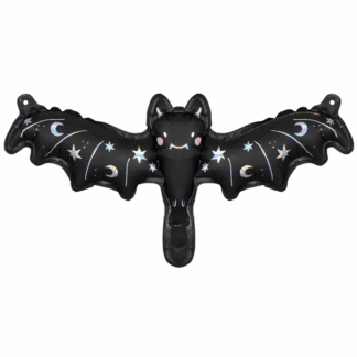 Mini Bat Holographic Print Halloween Balloon -14" Foil