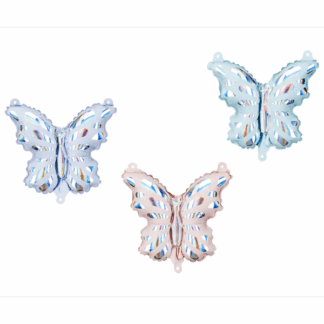 Butterfly Mix Garland Air-Filled Balloons - 9" Foils (3ct)
