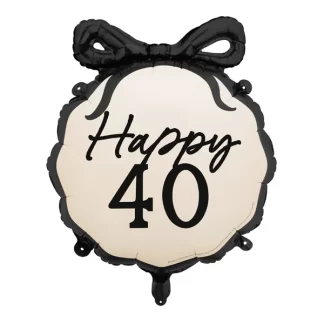Happy '40' Birthday Balloon - 18" Foil