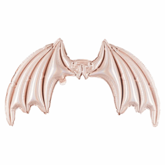 Holographic Pink Bat Wings Halloween Balloon - 85x50cm Foil